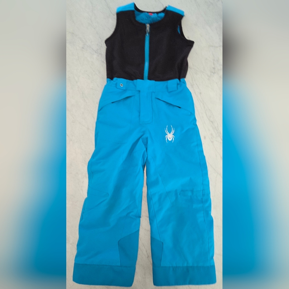 Spyder Black and Blue Ski Pants